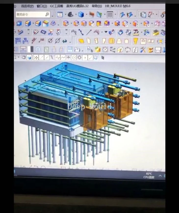 Projeto de molde plástico para análise de fabricação
